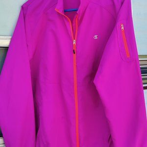 Champion Fuschia windbreaker LG